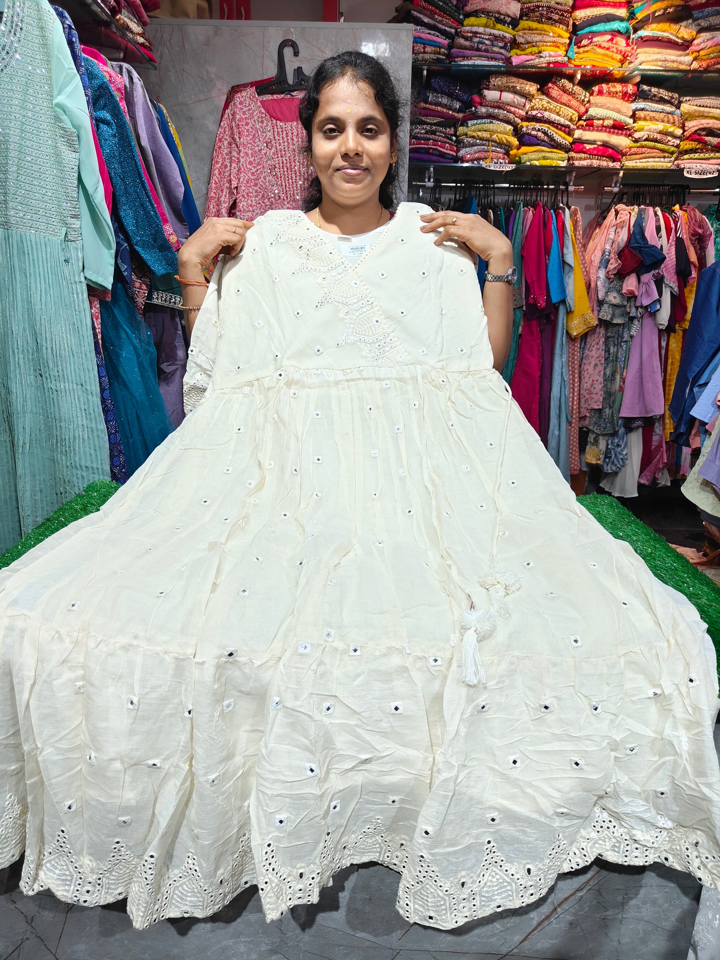 Trendy Plus Size Anarkali Kurti – AKP699 – ₹699