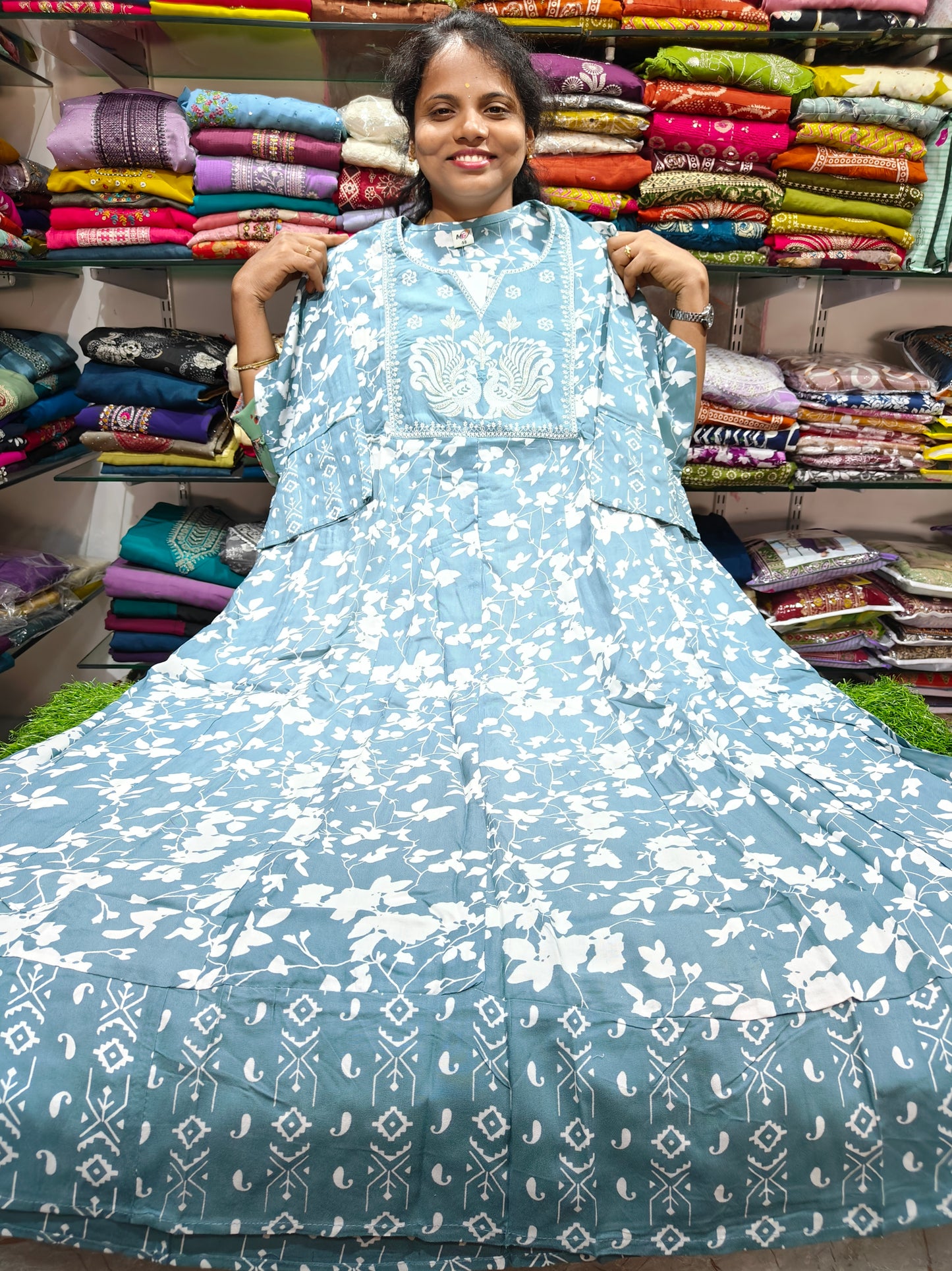 Rayon Cotton Anarkali Kurti 4XL to 6XL ₹499 | Plus Size Kurti PSUK96