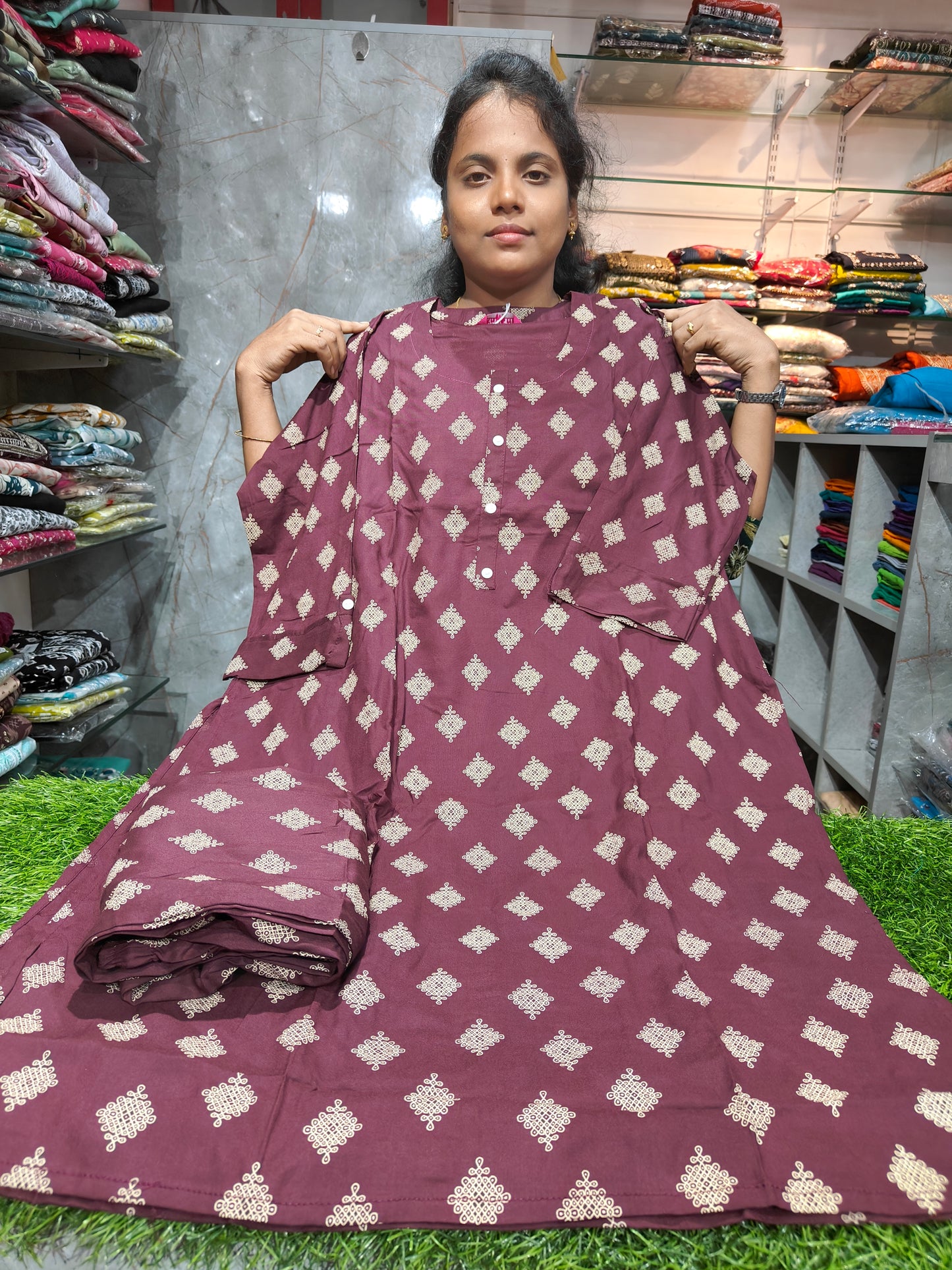 Plus Size Coord Set PSCS92 3XL to 5XL at ₹450