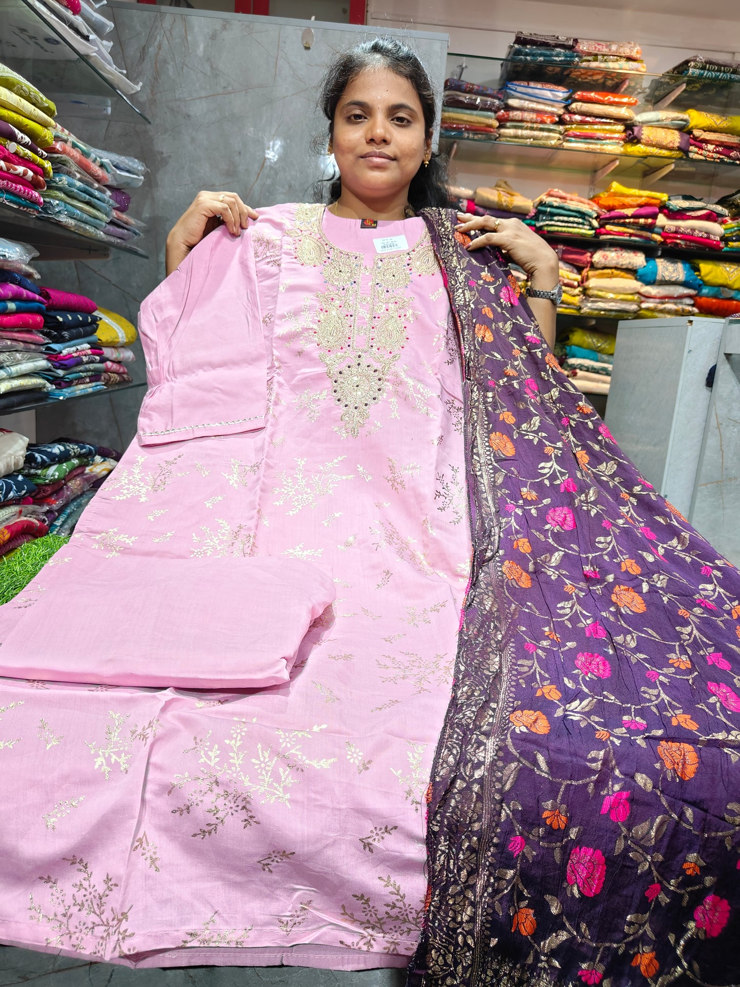 Trending Grand Partywear Side Open Salwar Set with Lining 3XL to 5XL | PSFS92 ₹799