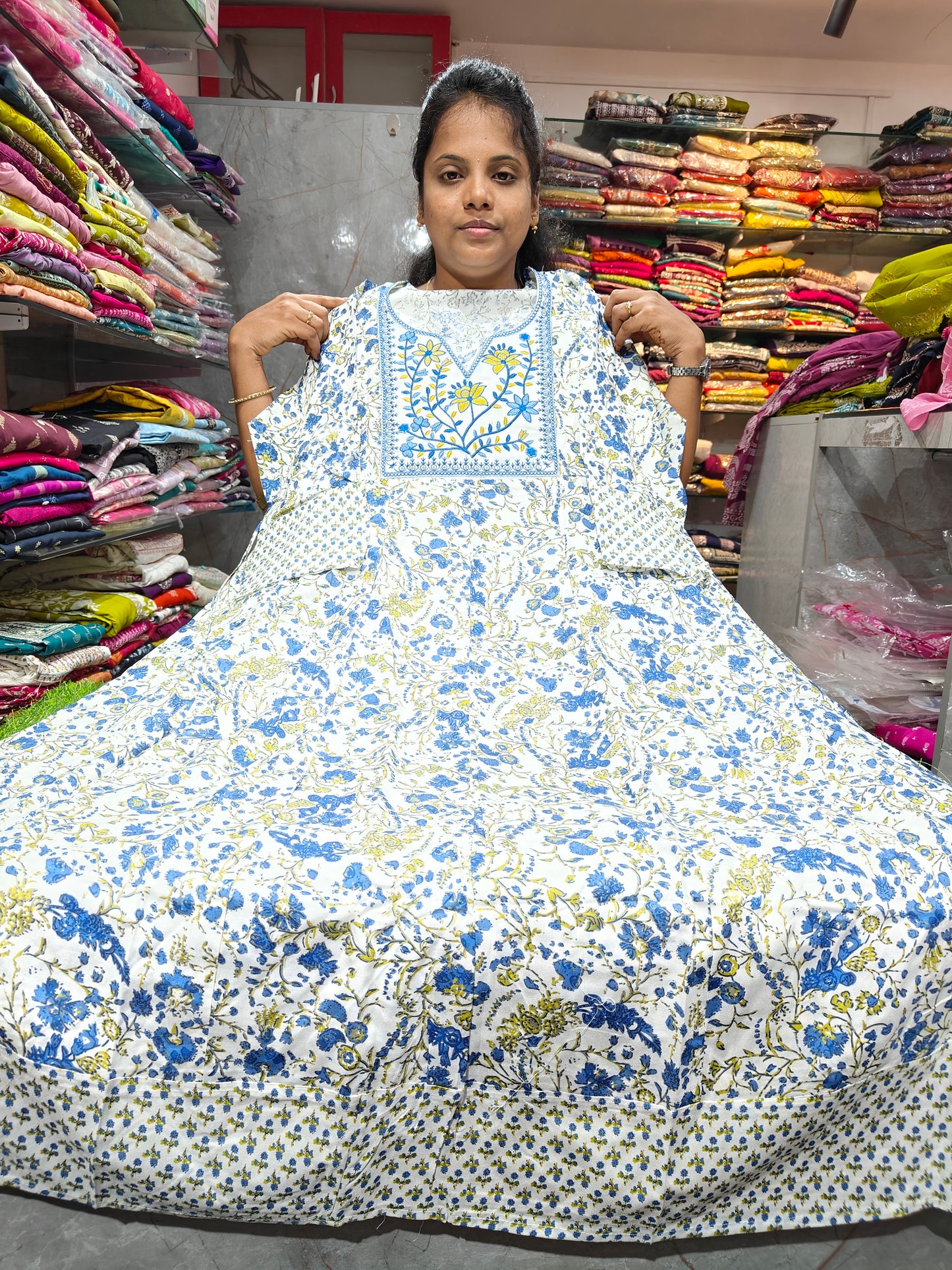Rayon Cotton Anarkali Kurti 4XL to 6XL ₹499 | Plus Size Kurti PSUK47