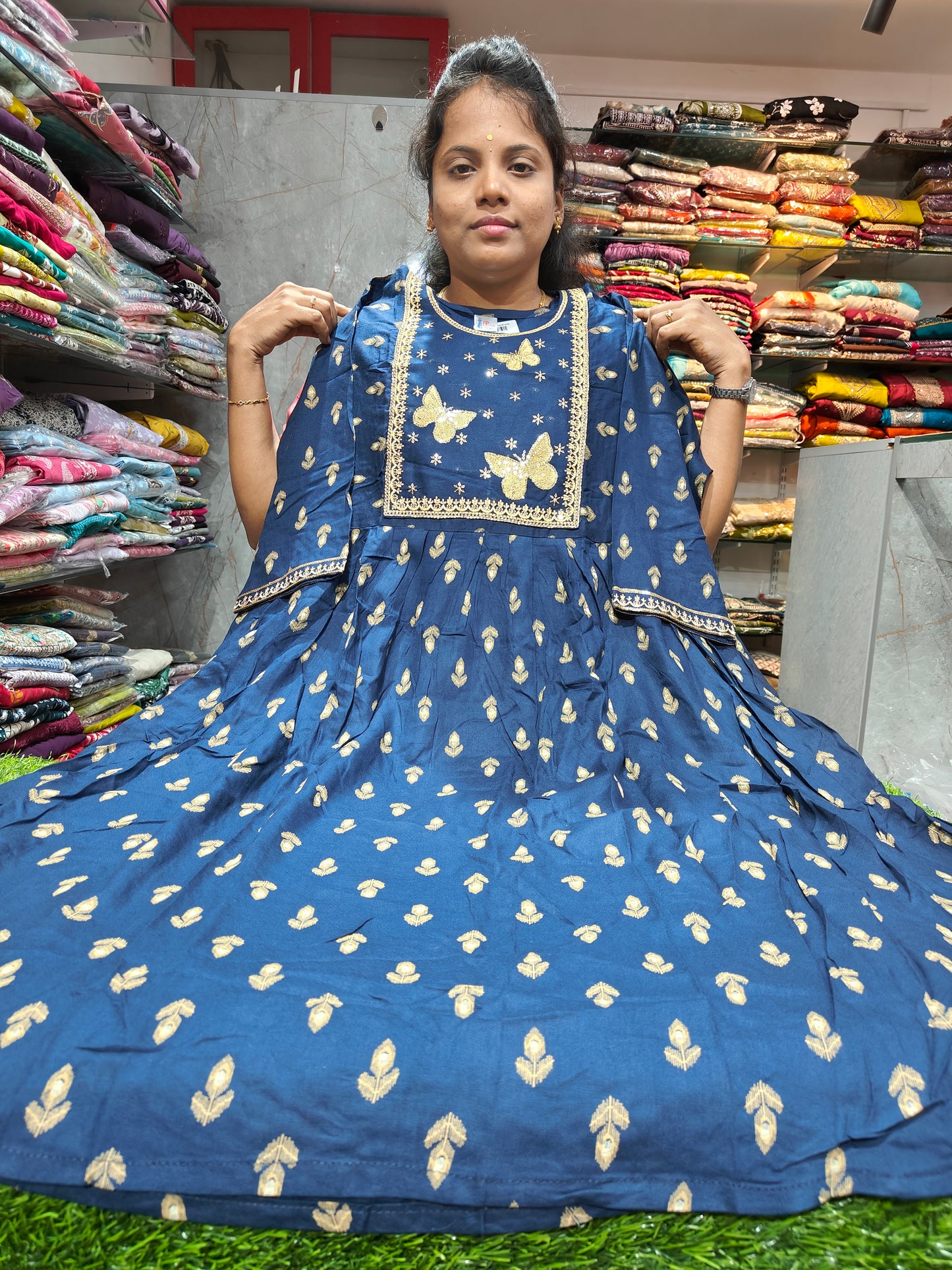 Rayon Cotton Short Umbrella Kurti for Women | Casual Ethnic Wear Dress | PSUK117 | Just ₹399