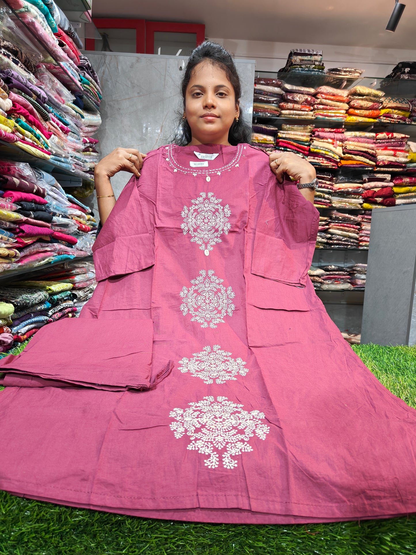 Plus Size Rayon Cotton Coord Set PSCS12 | Stylish Co-ord Set 4XL to 6XL | ₹699 Only