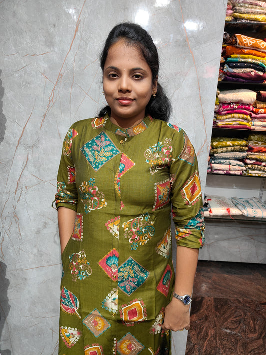 A-Line Vatican Fabric Kurti for Women | M to XXL | Premium Ethnic Wear | Aadi Mega Sale | Just ₹399