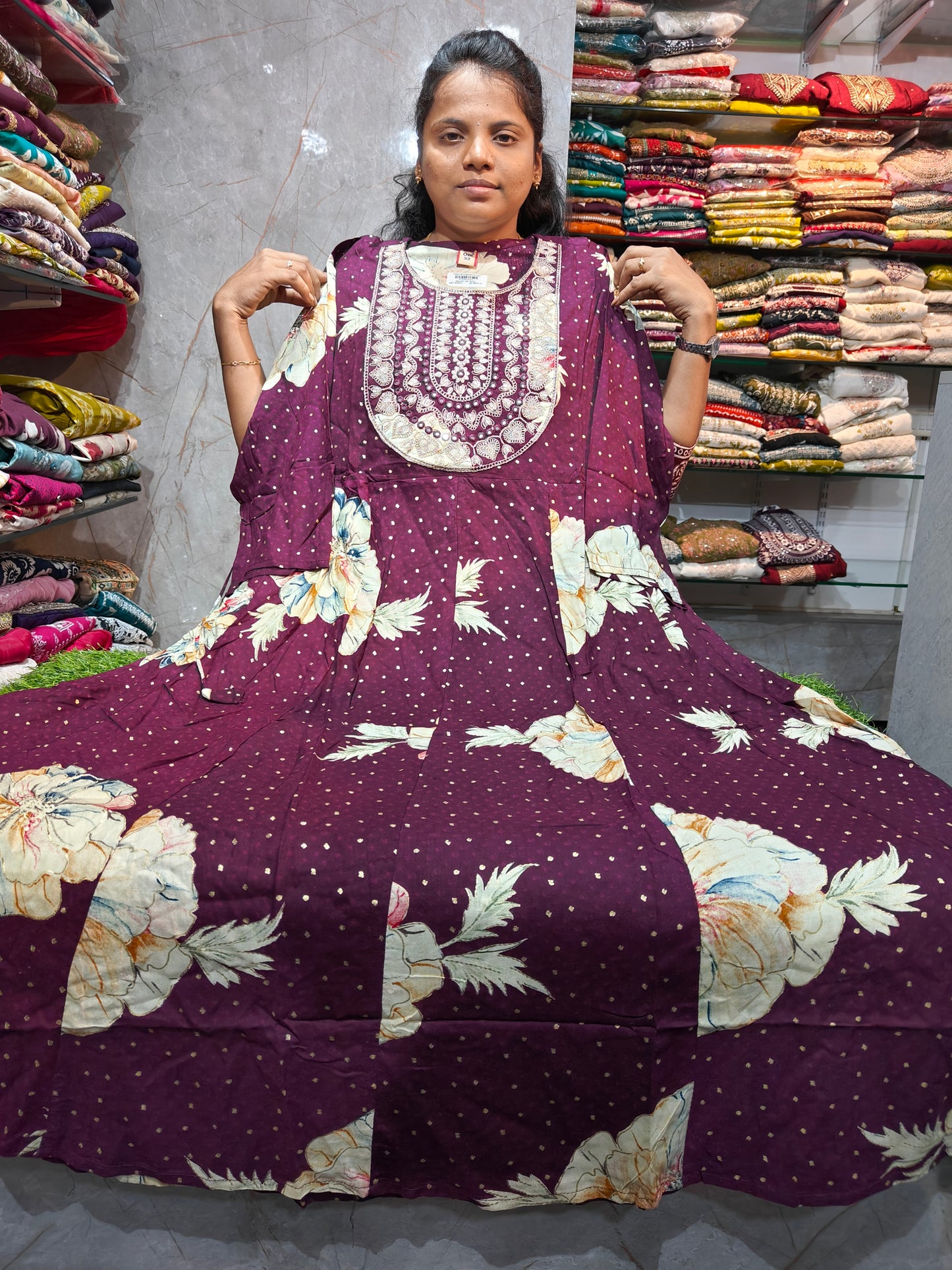 Rayon Cotton Anarkali Kurti for Plus Size Women | 3XL to 6XL | Just ₹550 | PSUK30
