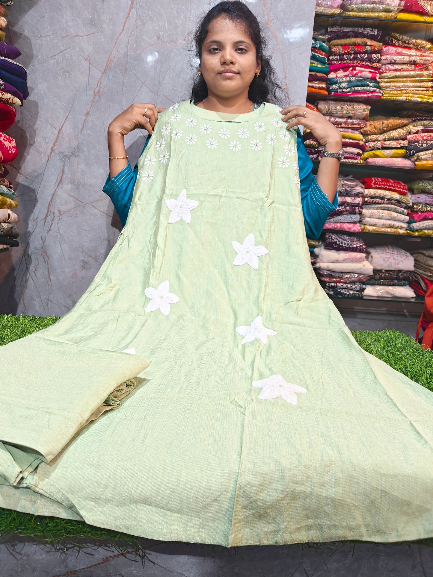 Vatican A-Line Coord Set for Women | M to XXL | ₹599 | Sleeveless with Detachable 3/4 Sleeves