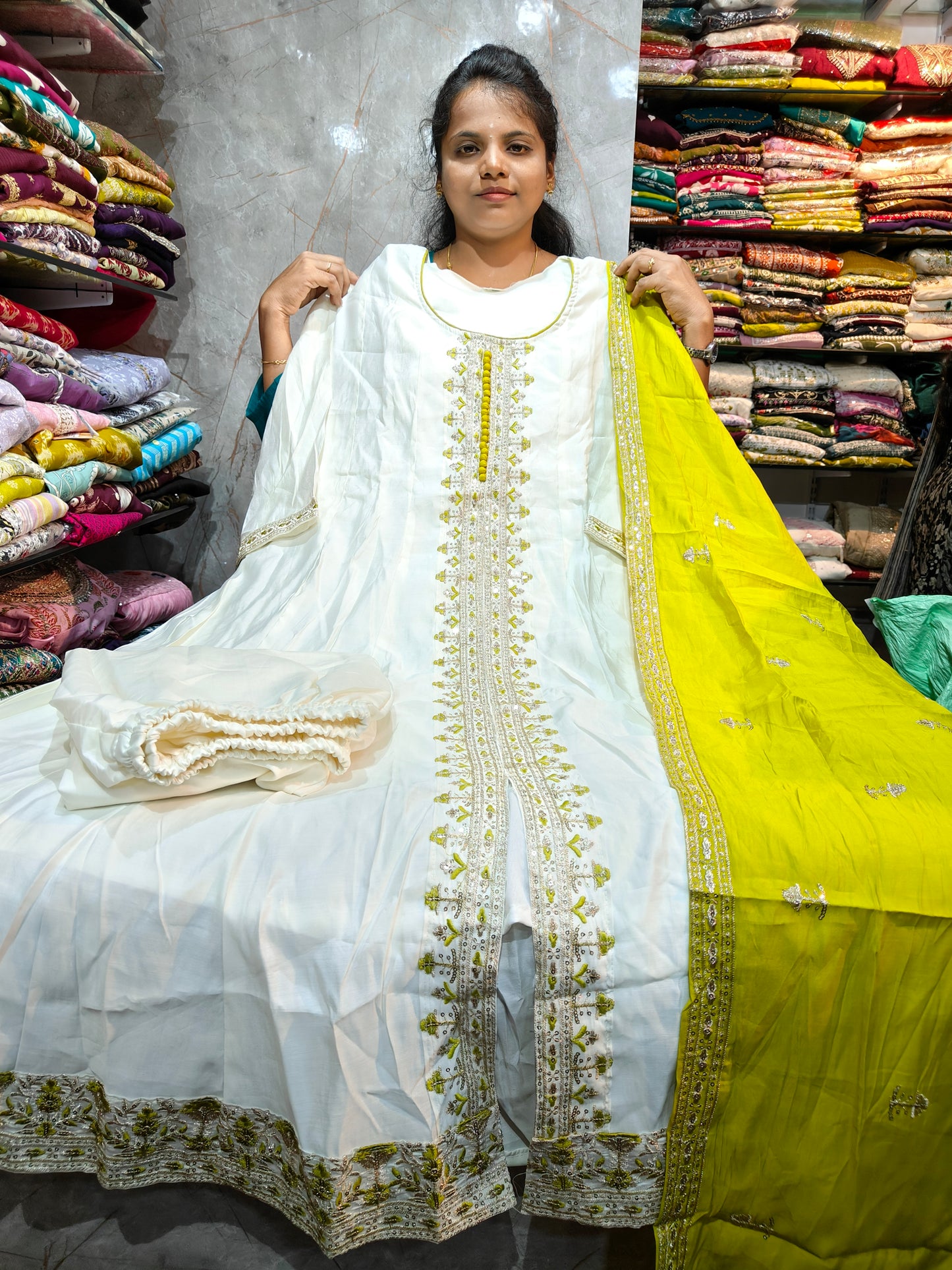 Grand Vichitra Silk Anarkali Full Set for Women 3XL to 5XL – PSFS143 at ₹1099