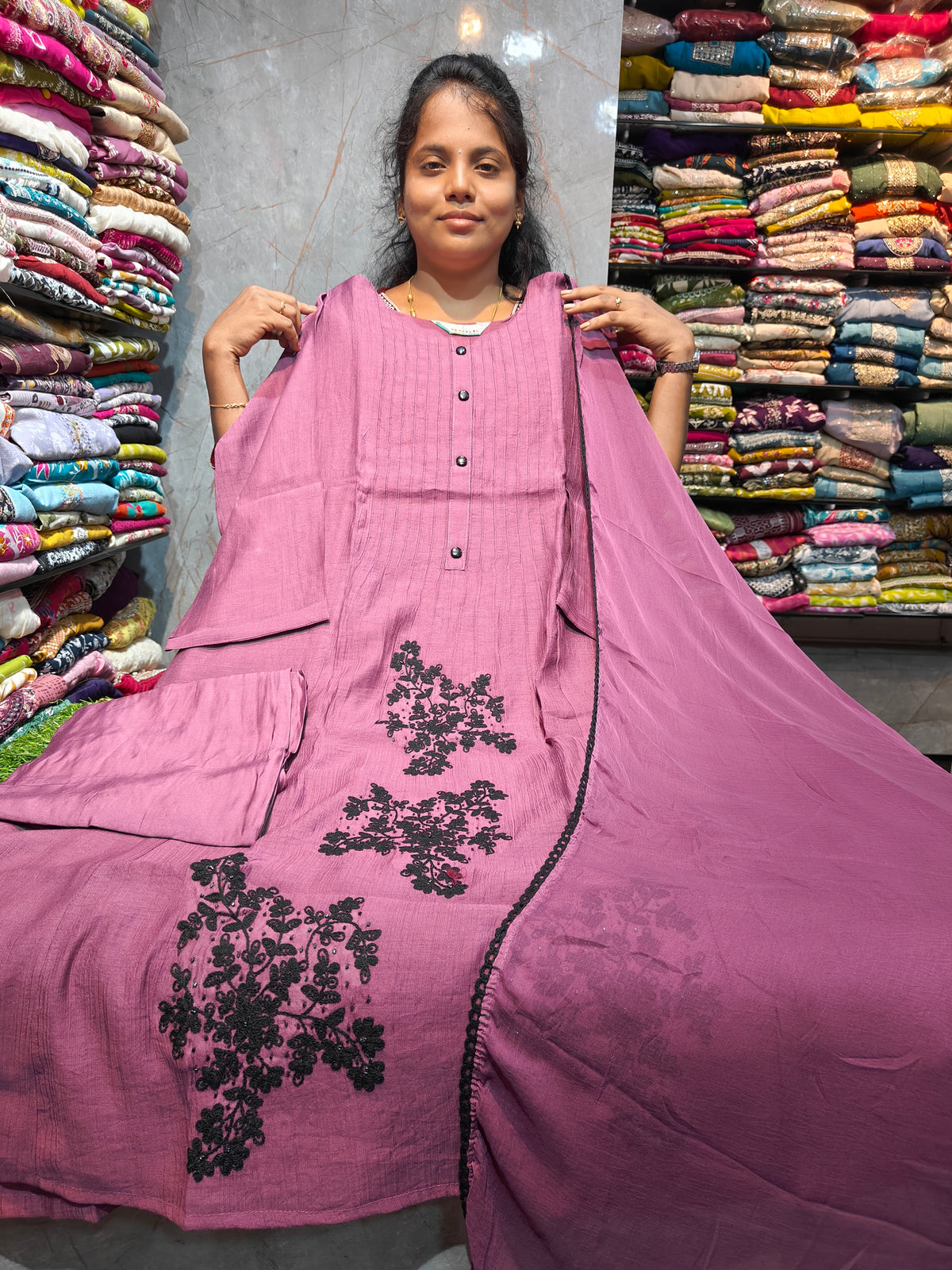 PSFS163 | Premium Silk Anarkali | Plus Size 3XL to 5XL | Just ₹1199