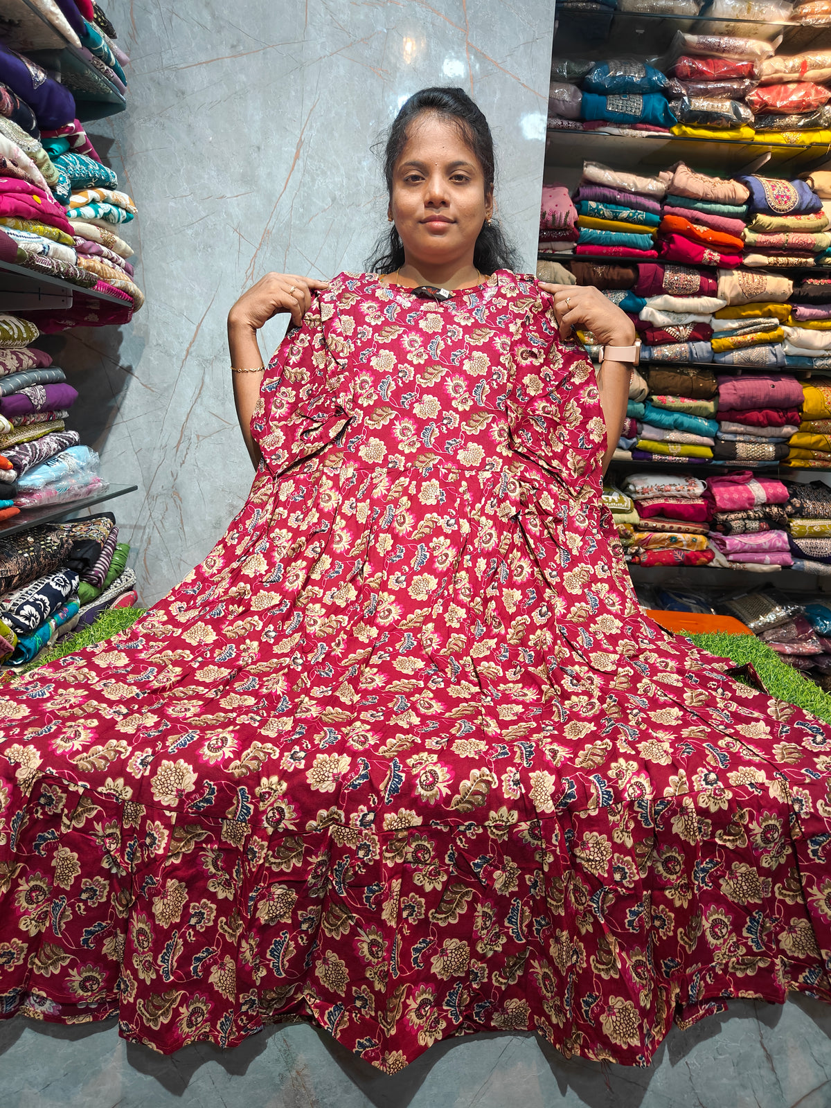 Plus Size Maxi Dress Collection 3XL to 6XL – Just ₹499 | Keerthi Fashion Store