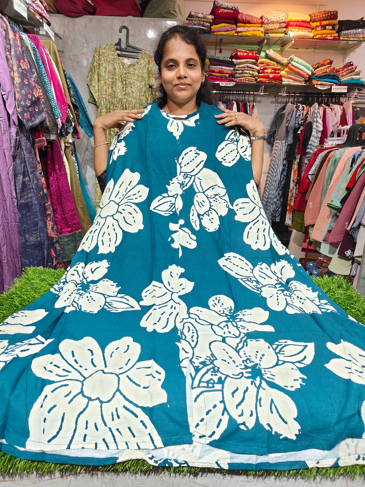 Plus Size Aline Umbrella Kurtis – Daily & Office Wear – AKP350 – ₹350 Only