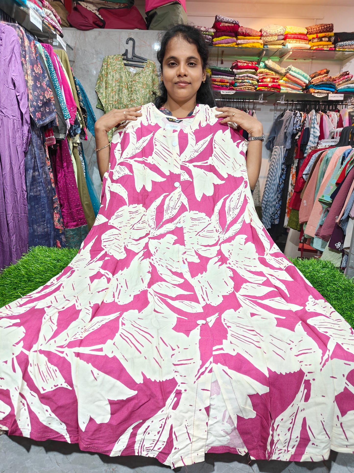 Plus Size Aline Umbrella Kurtis – Daily & Office Wear – AKP350 – ₹350 Only