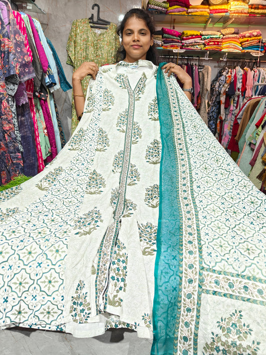 Branded Top with Shawl – Cotton Rayon | XL & XXL | Elegant Women’s Wear | ₹649 | WSTS649