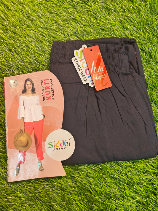 Branded Cotton Lycra Straight Pants for Women – Stylish & Comfortable – Just ₹299