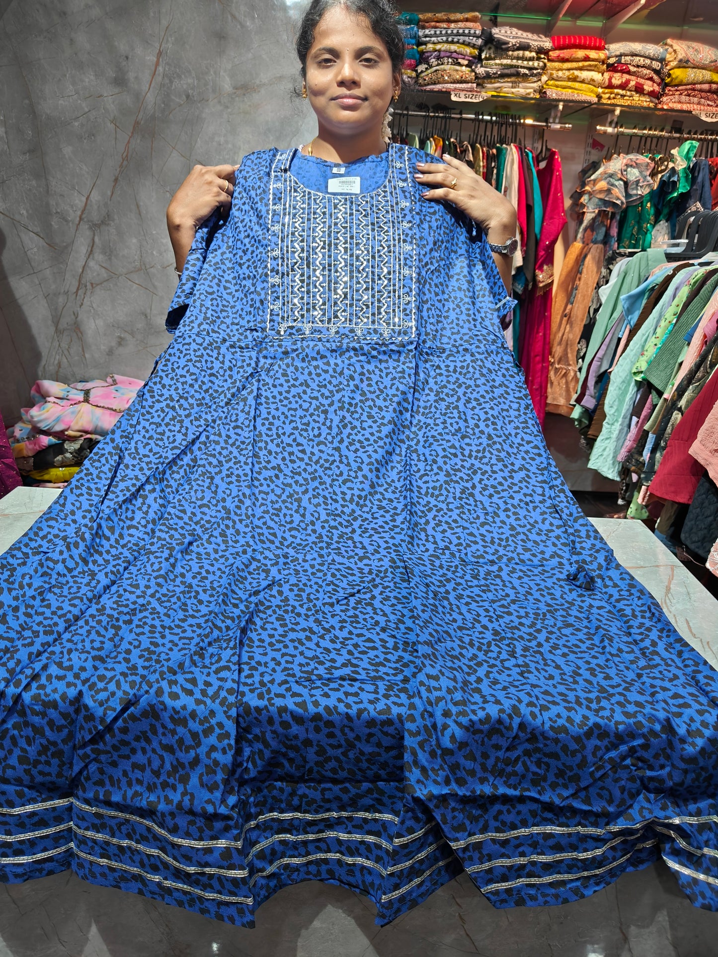 Cotton Anarkali Kurti for Women | Elegant Flared Kurti | PSUK12