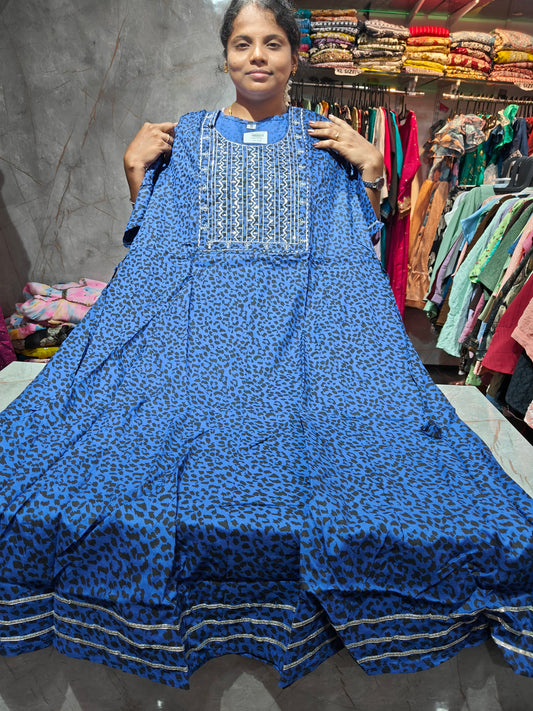 Cotton Anarkali Kurti for Women | Elegant Flared Kurti | PSUK12