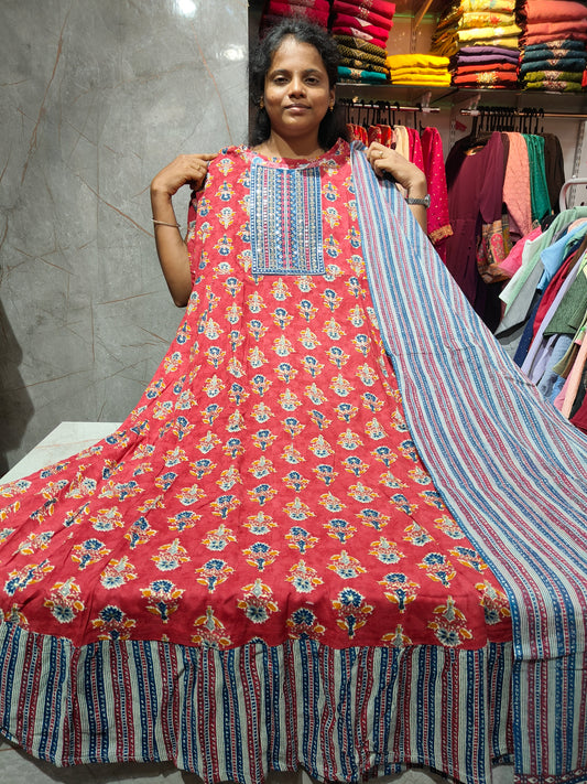 Umbrella Kurtis with Shawl – Mega Clearance Sale Just ₹499 | Keerthi Fashion Store