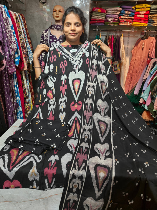 PSCS22 Cotton Plazzo Set with Matching Dupatta – V Neck | Plus Size 4XL to 7XL | Premium Set | Just ₹799