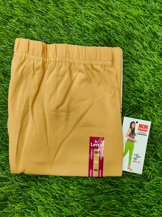 Plus Size Cotton Lycra Leggings 4XL & 5XL – Stretchable & Comfortable – Just ₹250