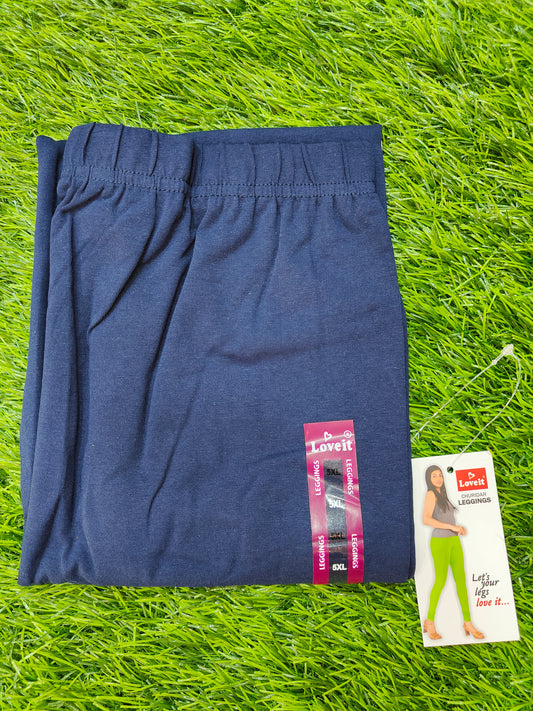 Plus Size Cotton Lycra Leggings 4XL & 5XL – Stretchable & Comfortable – Just ₹250