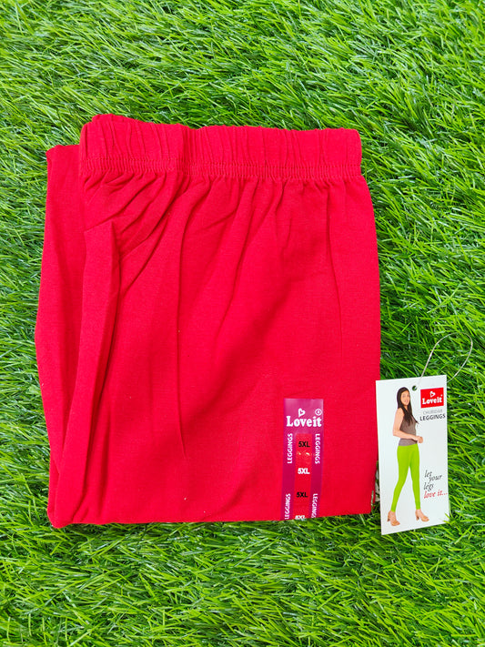 Plus Size Cotton Lycra Leggings 4XL & 5XL – Stretchable & Comfortable – Just ₹250