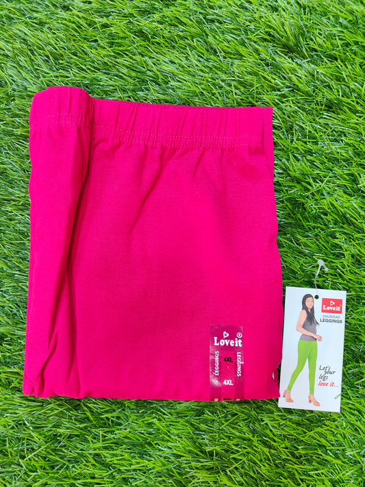 Plus Size Cotton Lycra Leggings 4XL & 5XL – Stretchable & Comfortable – Just ₹250