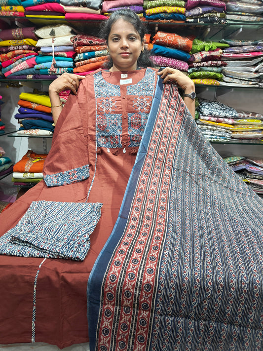 Plus Size Cotton Salwar Set | 4XL–7XL | PSCS56 | Just ₹899