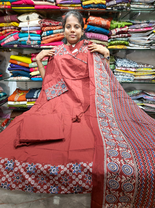 Plus Size Cotton Salwar Set | 4XL–7XL | PSCS60 | Just ₹999