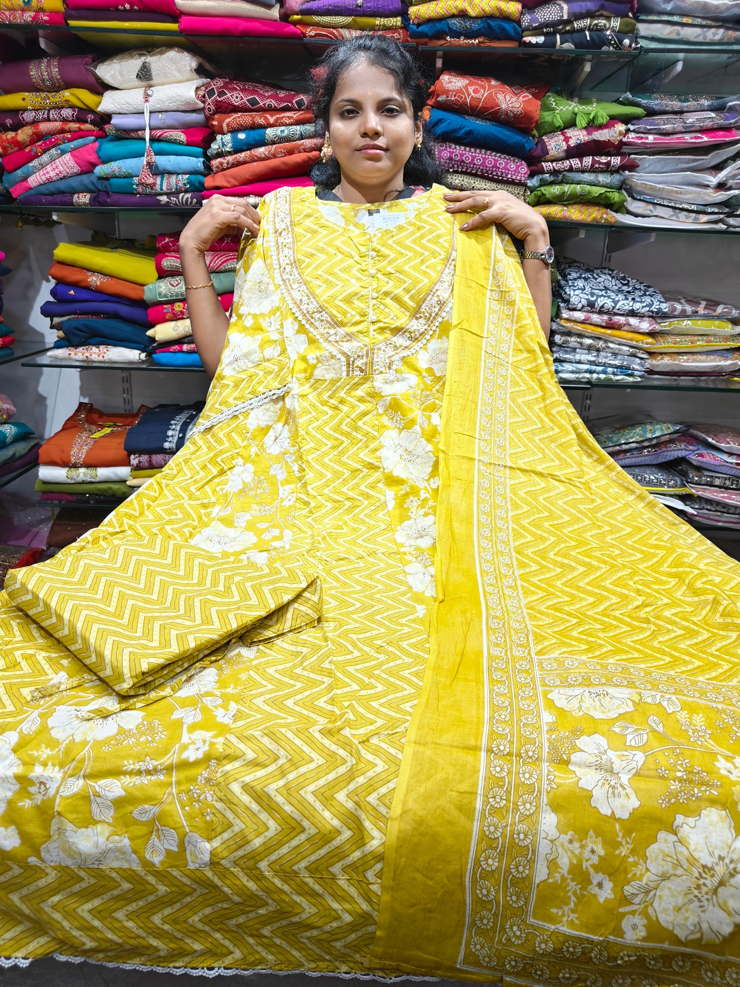 Cotton Anarkali Set | 3XL–6XL | PSCS64 | Just ₹899