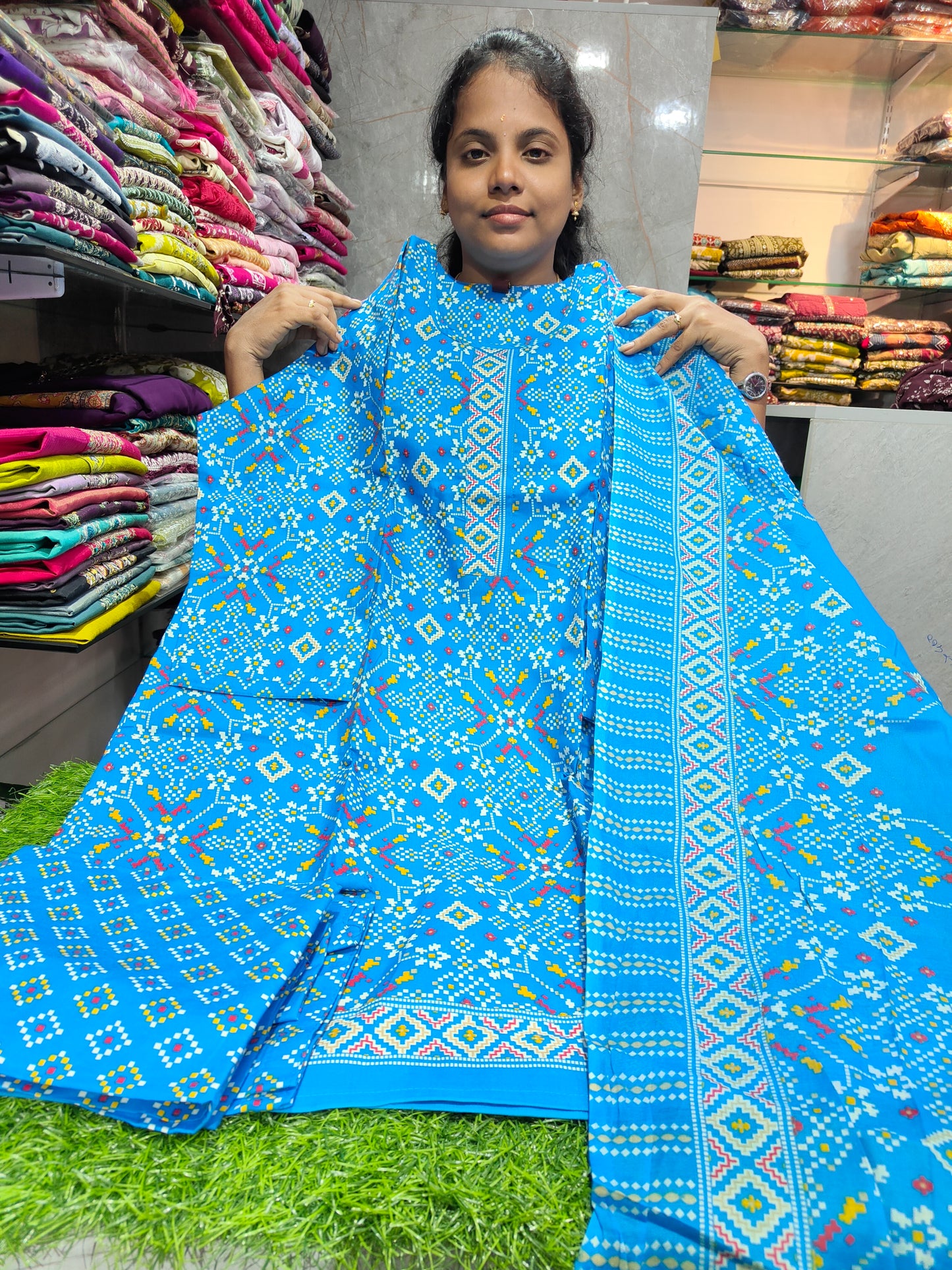 Cotton Pattiyala Straight Cut Set for Women | Plus Size XXL 4XL 5XL | ₹499 Offer