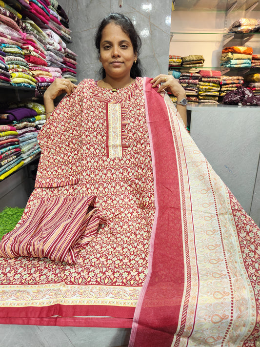 Cotton Pattiyala Straight Cut Set for Women | Plus Size XXL 4XL 5XL | ₹499 Offer