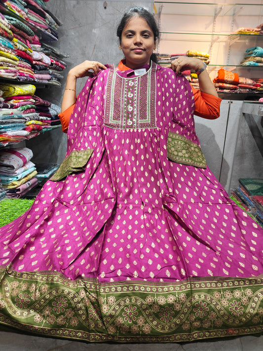 Short Umbrella Kurti Rayon Cotton | Trendy Daily Wear | Offer ₹399 | PSUK102