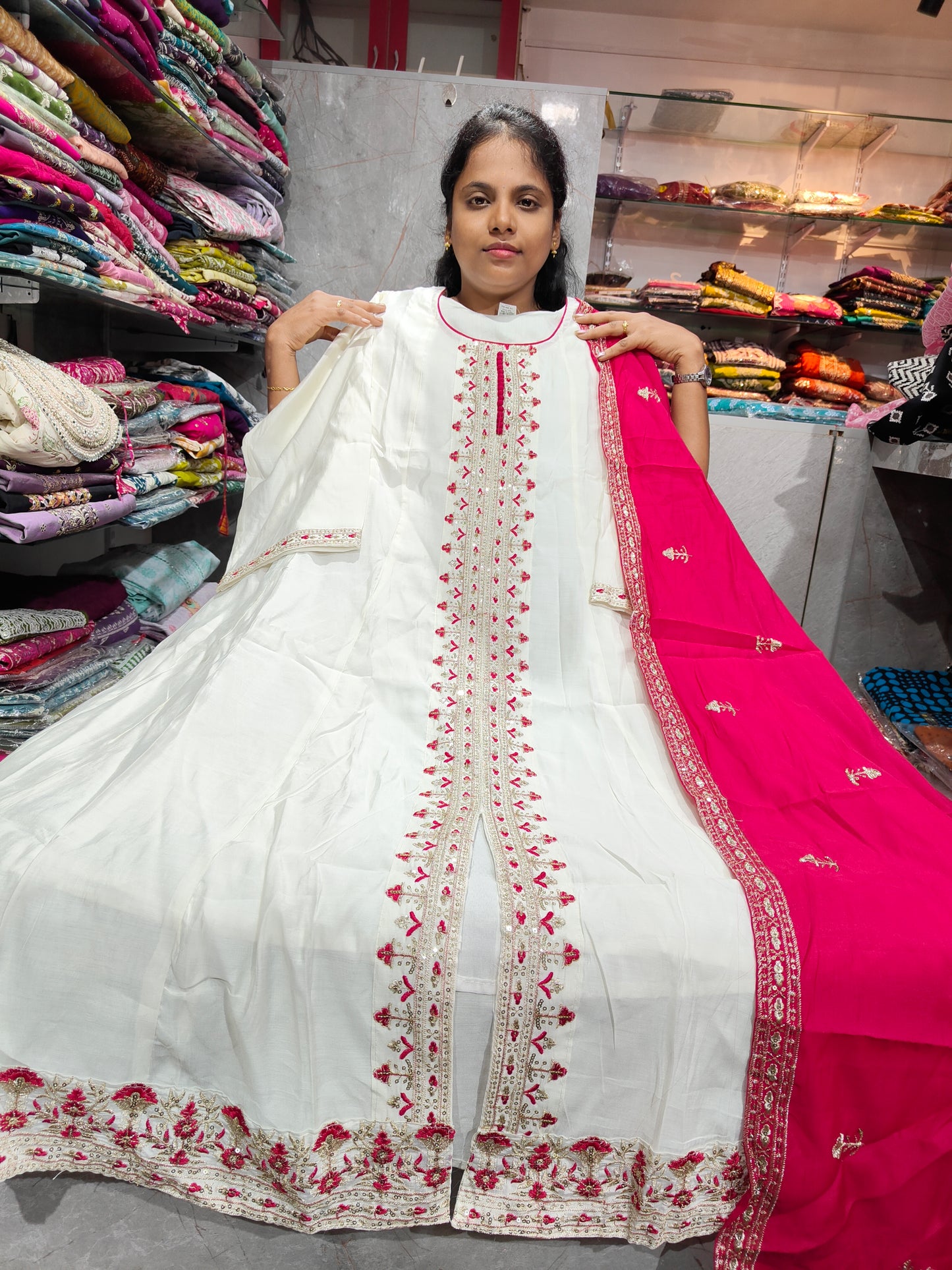🌟 🔥 Trending Anarkali Kurti With Dupatta – PSTS76 🔥 🌟