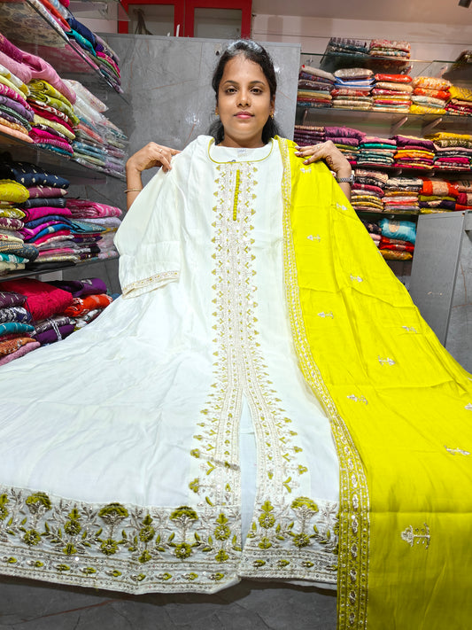 🌟 🔥 Trending Anarkali Kurti With Dupatta – PSTS76 🔥 🌟