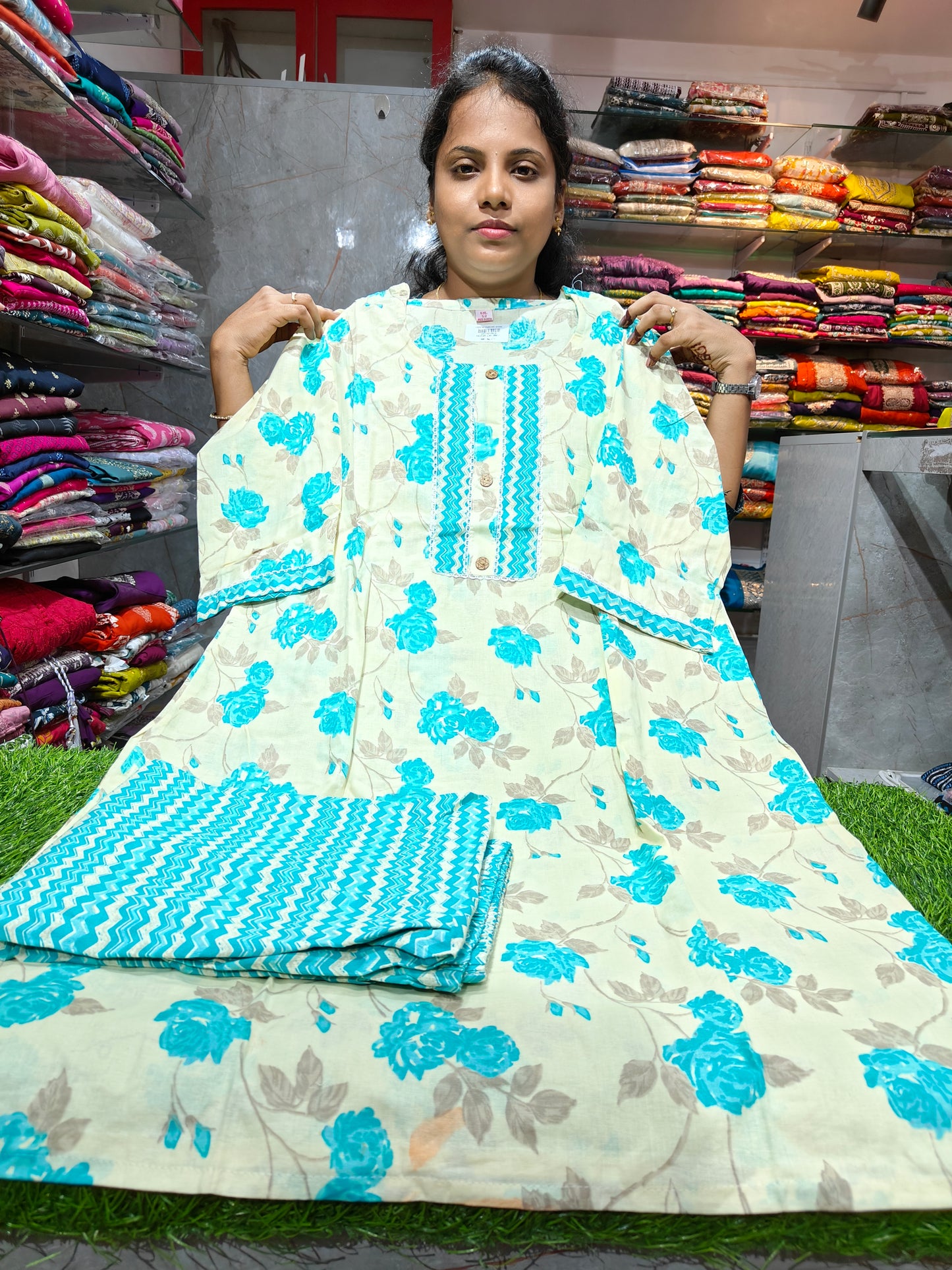 Plus Size Cotton Coord Set 3XL to 6XL | PSCS109 | Just ₹350 ✨