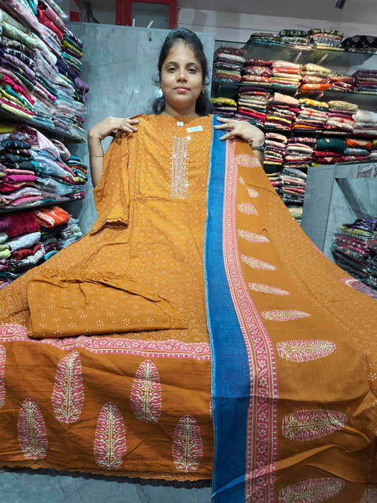 PSCS126 Plus Size Long Anarkali Full Set | 3XL to 6XL | ₹1099