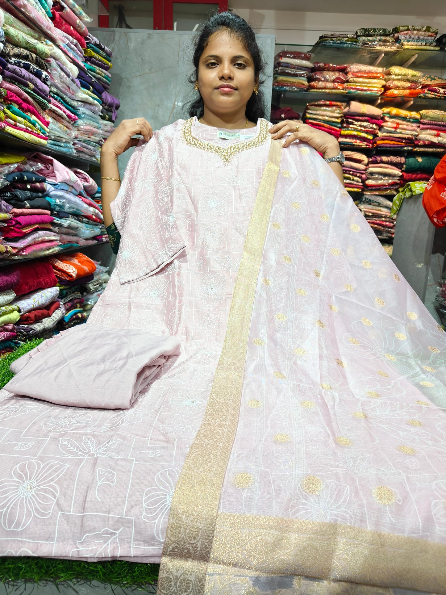 PSFS109 Party Wear Salwar Set With Lining | Side Open Design | Plus Size 3XL to 5XL | ₹1350