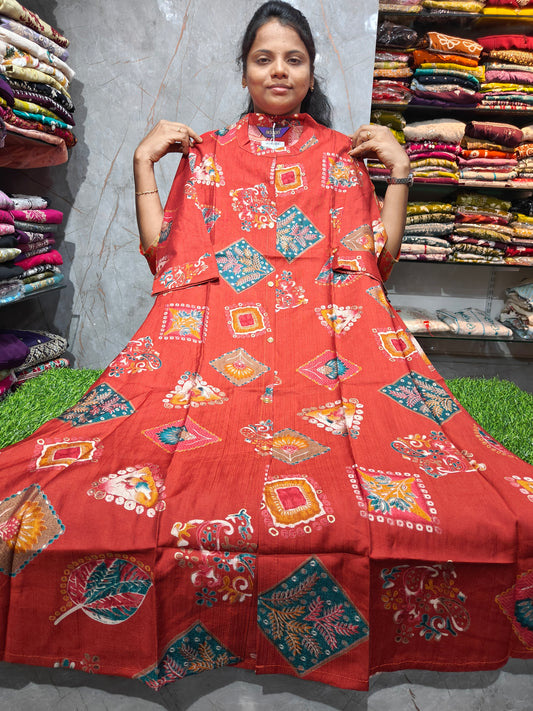 A-Line Vatican Fabric Kurti for Women | M to XXL | Premium Ethnic Wear | Aadi Mega Sale | Just ₹399