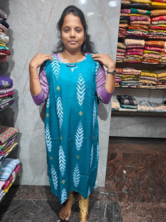 Rayon Office Wear Straight Cut Kurti | XL to 5XL | Daily Wear Plus Size Kurti | Just ₹299