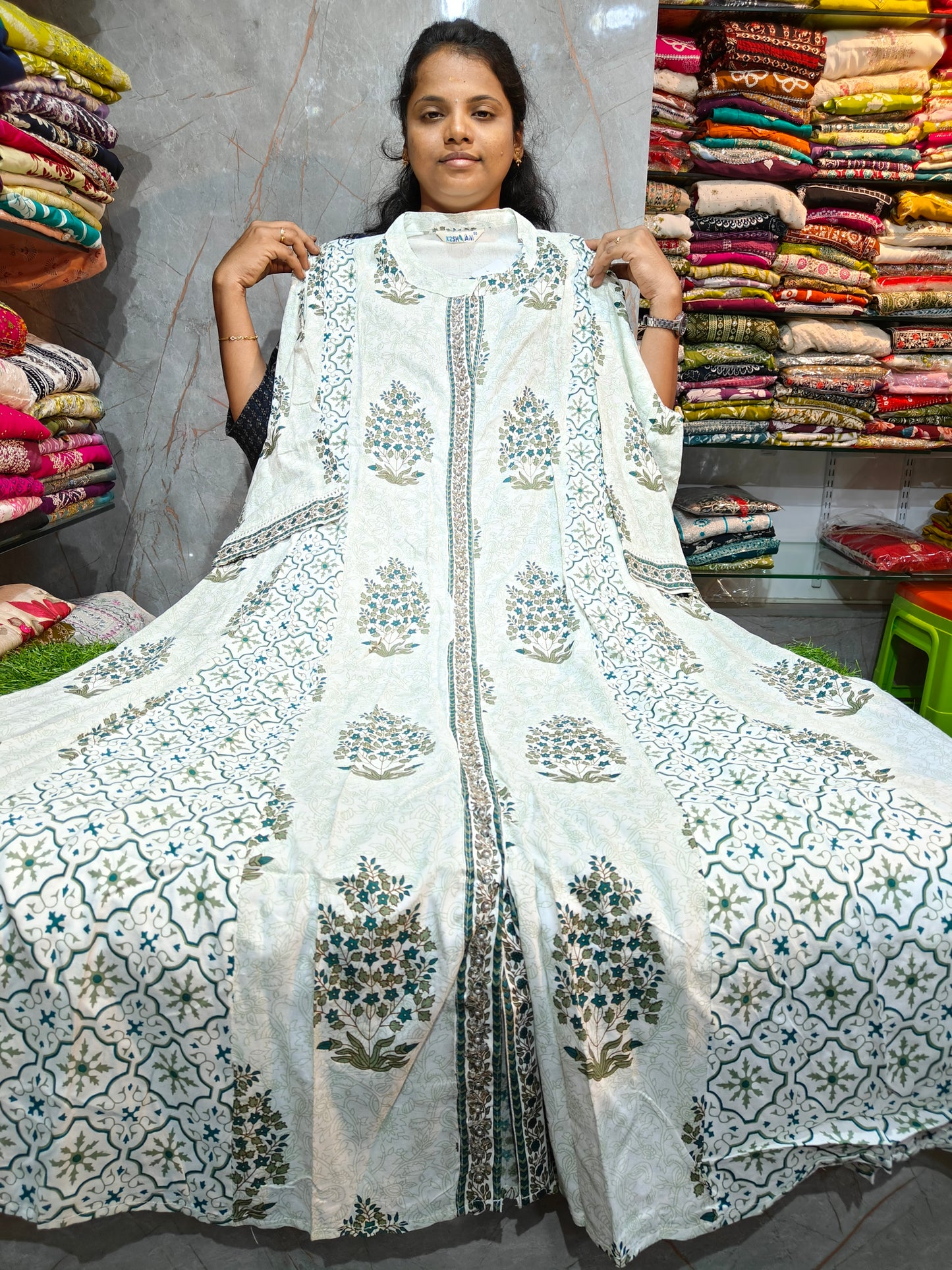 Rayon Cotton Anarkali Kurti 4XL to 6XL ₹550 | Plus Size Kurti PSUK36
