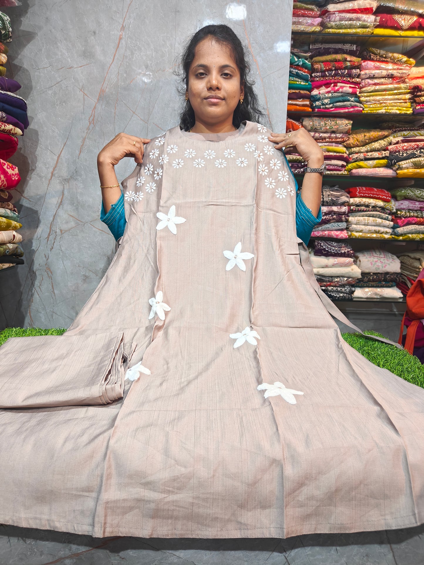 Vatican A-Line Coord Set for Women | M to XXL | ₹599 | Sleeveless with Detachable 3/4 Sleeves