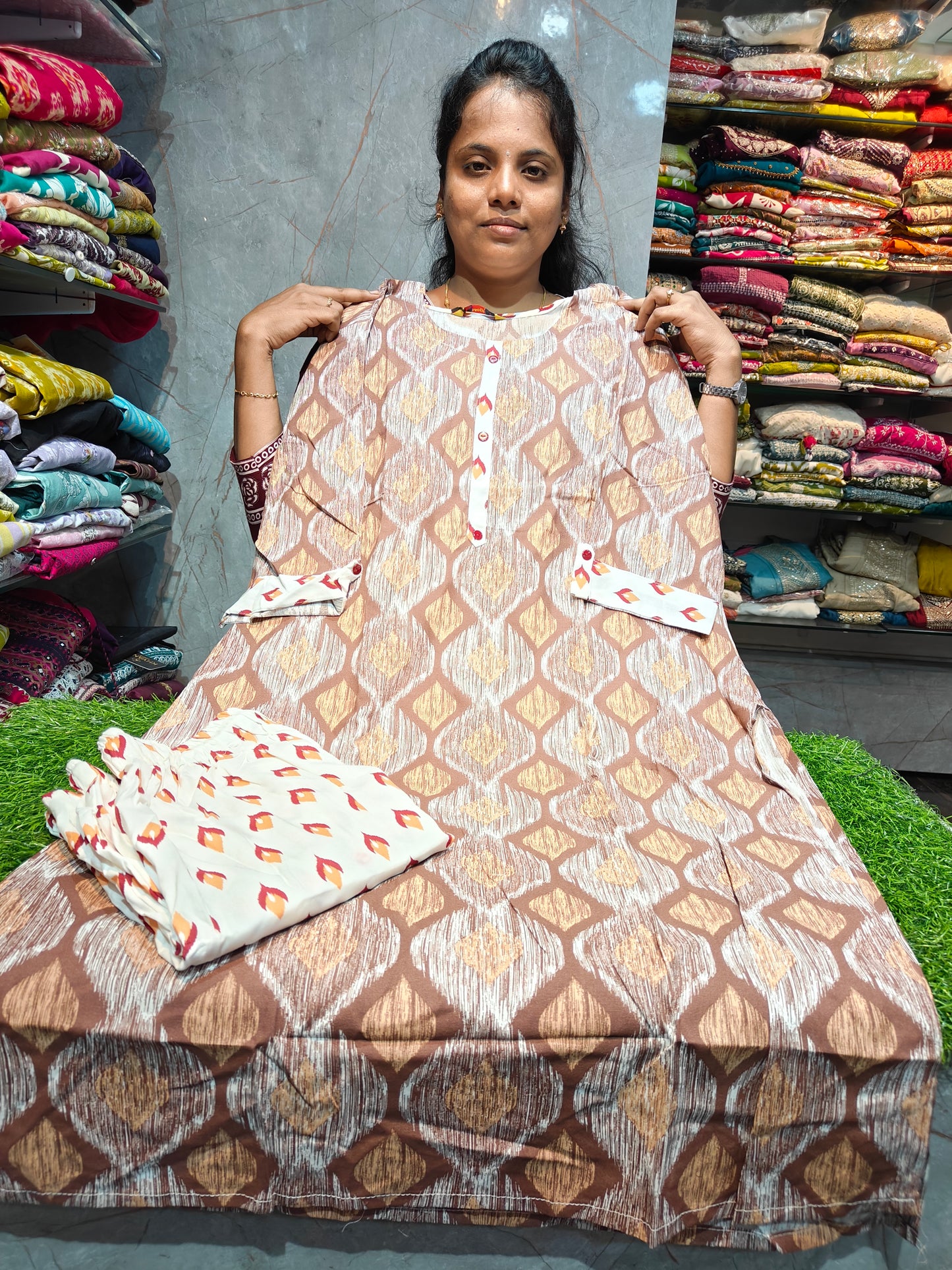 Plus Size Coord Set PSCS149 3XL to 5XL at ₹499