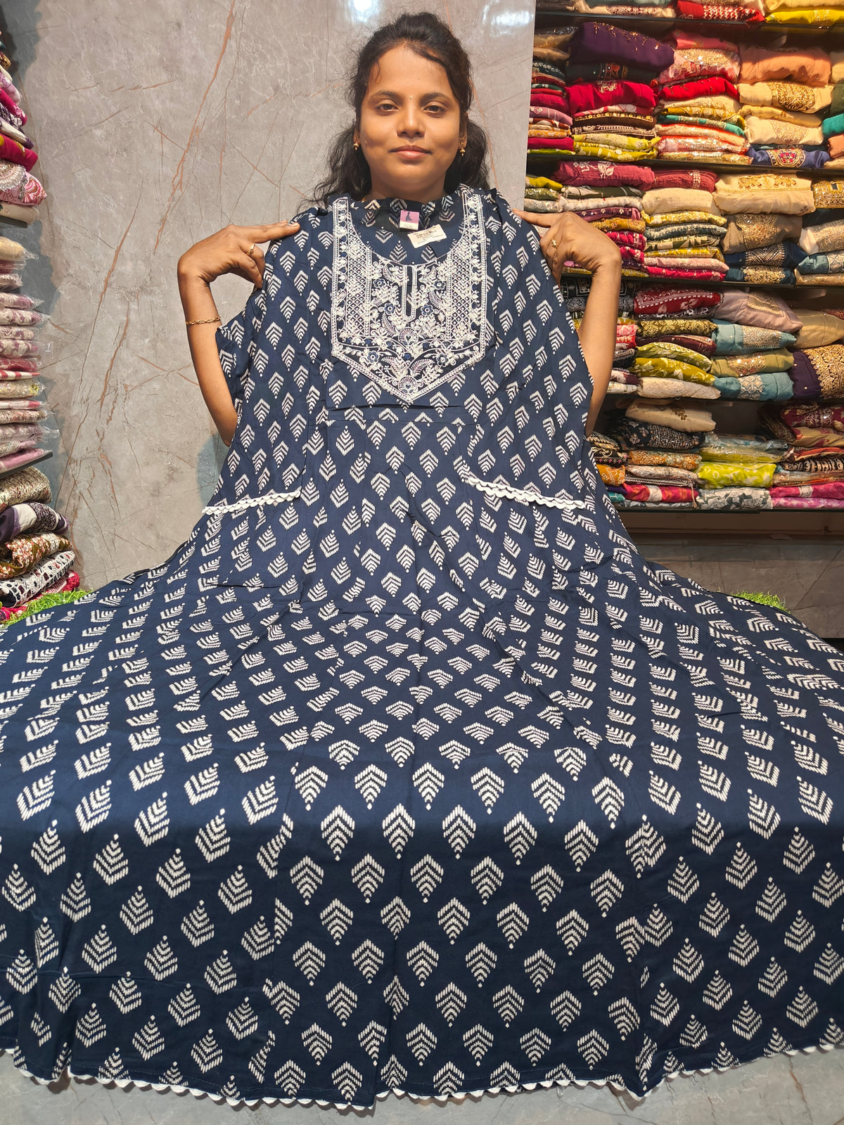 Rayon Cotton Anarkali Kurti | Plus Size 3XL to 6XL | PSUK61 | ₹550