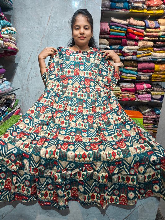 Plus Size Maxi Dress Collection 3XL to 6XL – Just ₹499 | Keerthi Fashion Store